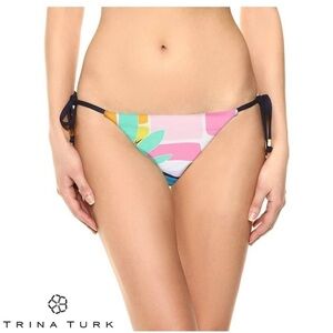 ✨NEW!✨ TRINA TURK Mosaic Sunrise Side Tie Bikini Bottom - Size 12